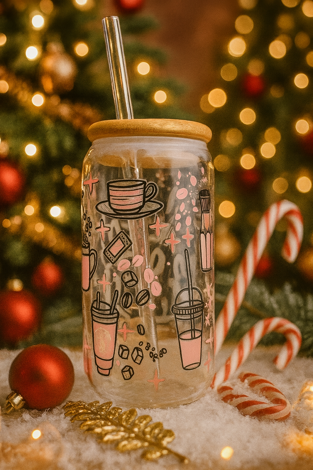 ☕ Verre “Coffee Lover – Pink Edition”