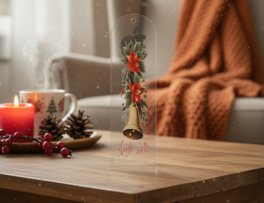 Marque-Page Acrylique "Jingle Bells"