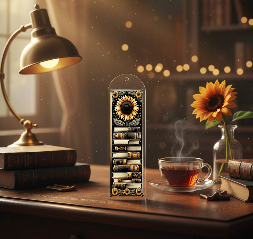 Marque-Page Acrylique Le Tournesol Lumineux