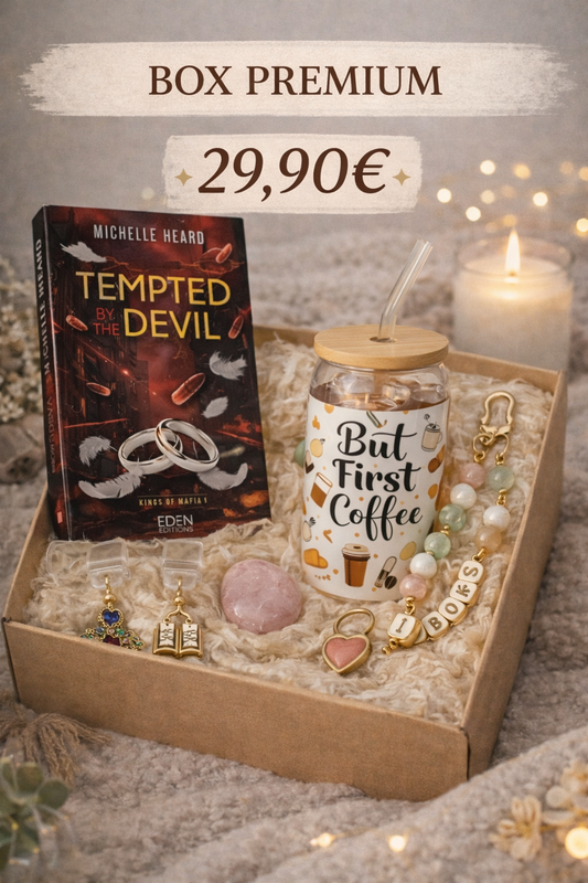 Box Rituel – Premium (Janvier) | Livre broché + Verre + accessoires