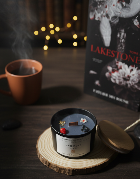 Bougie Lakestone - Iris & Kaï - Sarah Rivens