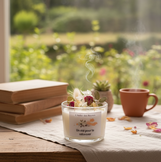 Bougie Un été pour te retrouver - Jasmine & Andrea - Morgane Moncomble