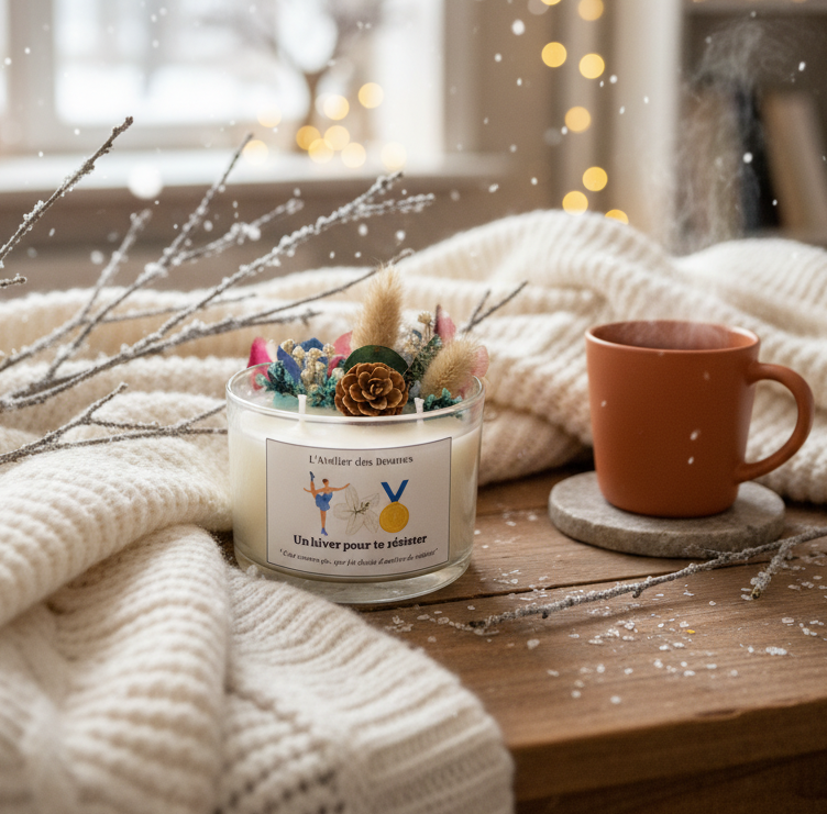 Bougie Un Hiver pour te Résister - Morgane Moncomble