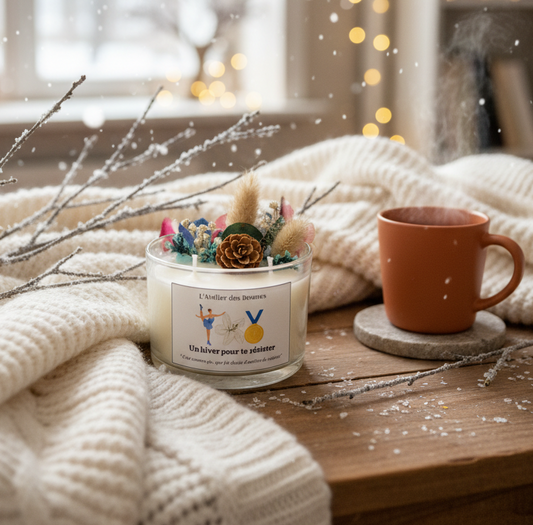 Bougie Un Hiver pour te Résister - Morgane Moncomble