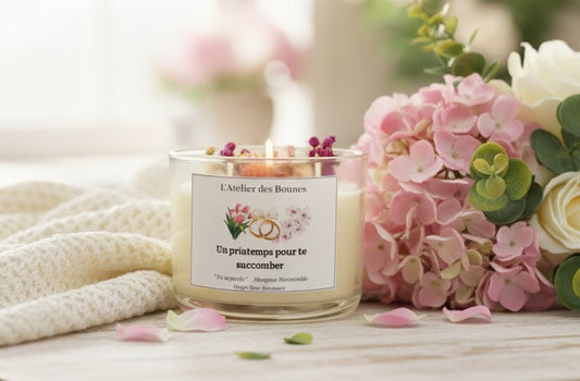 Bougie Un Printemps pour te Succomber - Morgane Moncomble