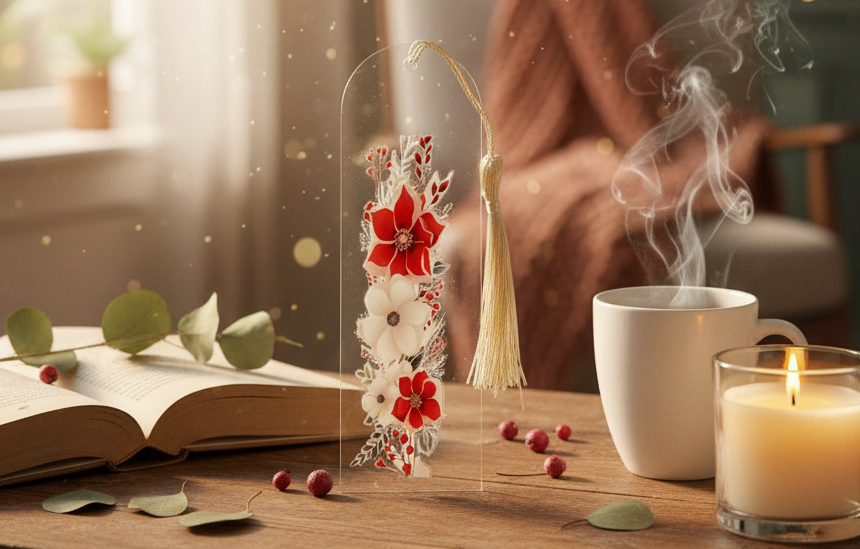 Marque-Page Acrylique L'Étoile Hivernale