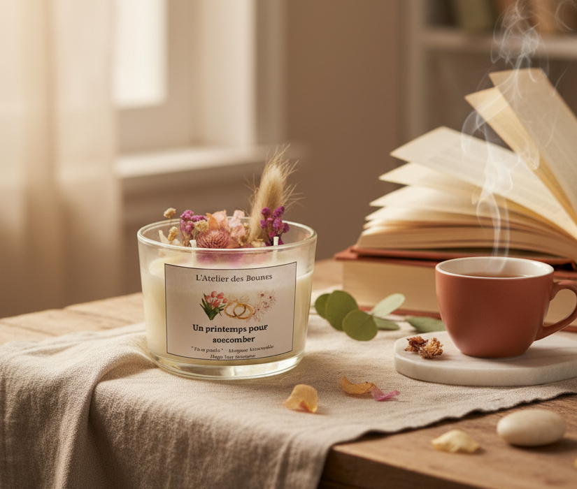 Bougie Un Printemps pour te Succomber - Morgane Moncomble