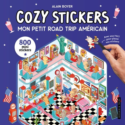 Cozy stickers - Mon petit road trip américain